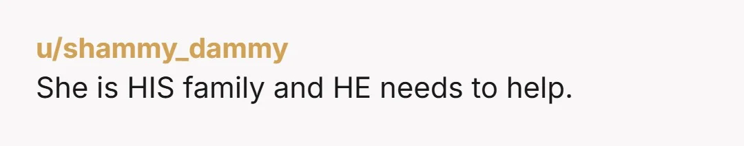 u/PsychologicalSea2686 Good thing it's a partner not a spose... this family will pull you down with them.i would reconsider that "partner"