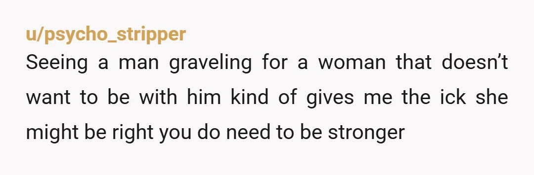 u/Embarrassed_Shock287 Politically correct answers don't work. Start seeing other girls, its a f*** up behavior that makes you more attractive.