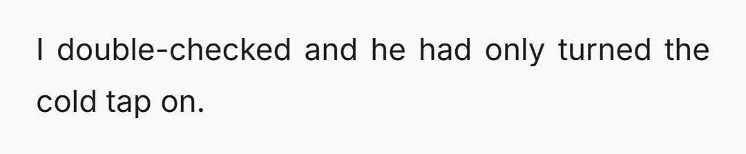 He said he did.