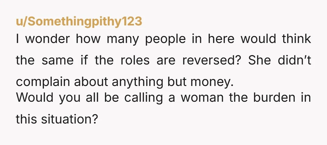 u/dancemompro
You’re married you should be a team and it should be “out money” not so much division.
You’re headed for disaster at this rate!!