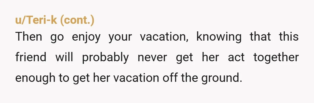 u/mfruitfly NTA. Literally nothing about how you parent different matters in this story. You planned a trip for just your family, no one should expect you to include them, period....