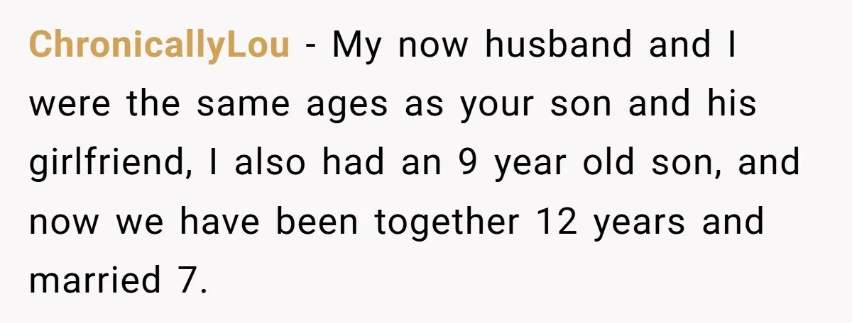 ChronicallyLou − My now husband and I were the same ages as your son and his girlfriend, I also had an 9 year old son, and now we have been...