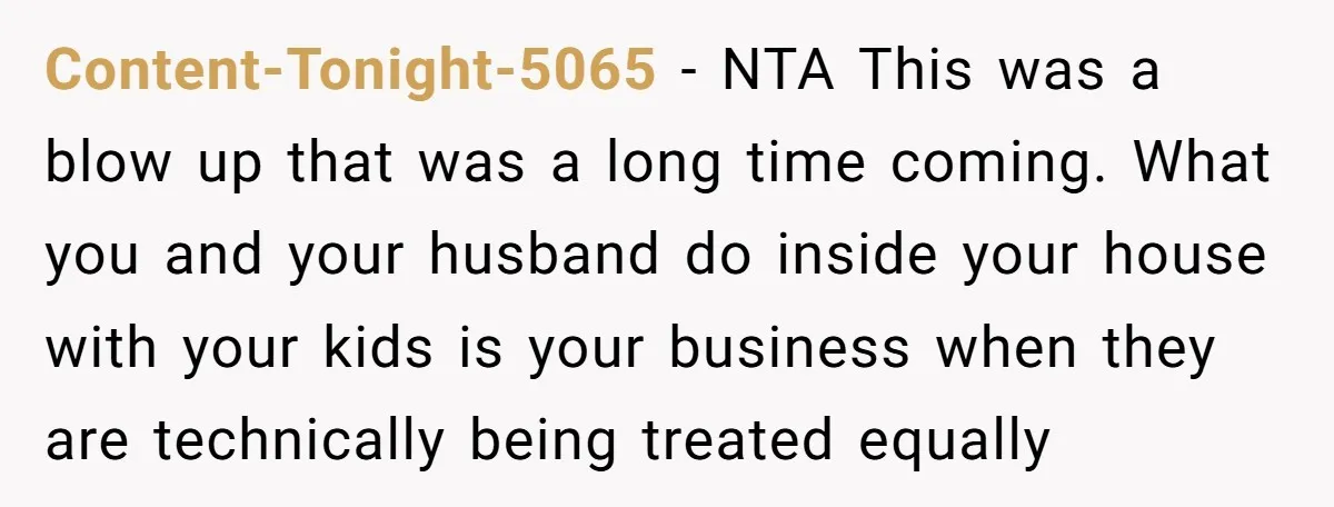 Content-Tonight-5065 − NTA This was a blow up that was a long time coming. What you and your husband do inside your house with your kids is your business when...