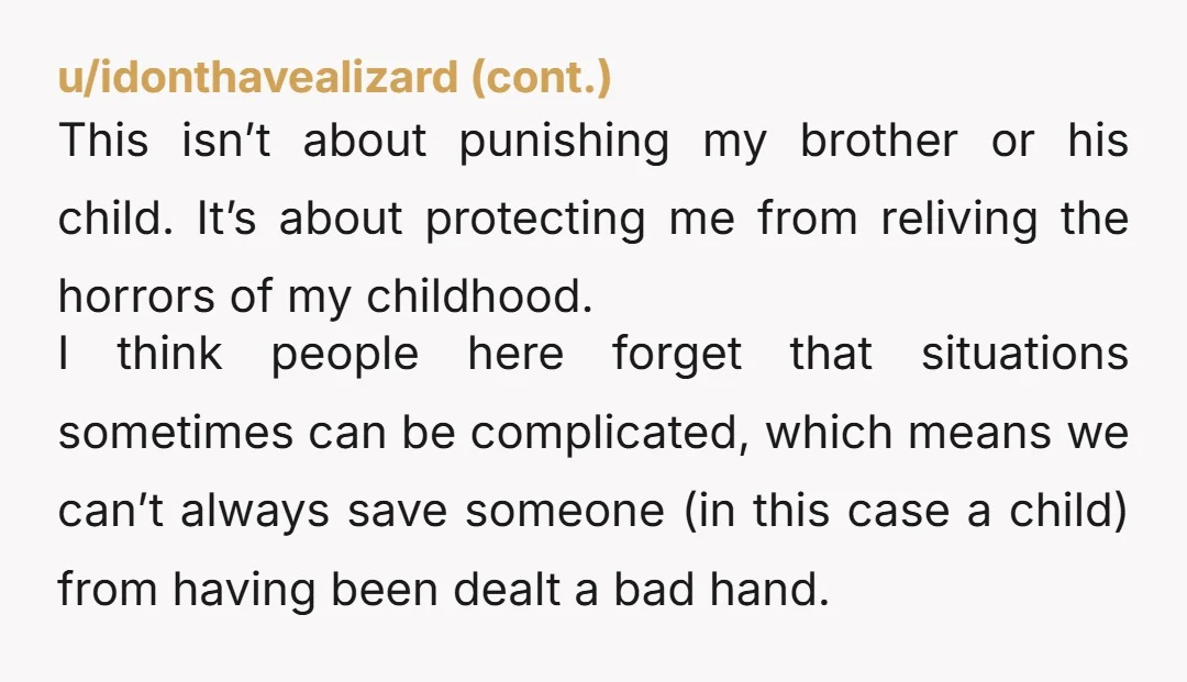 u/HortenseDaigle They are not good parents if they were both arrested, leaving their barely toddler child alone. NTA, you felt you were at risk for being wrongly implicated, another factor...