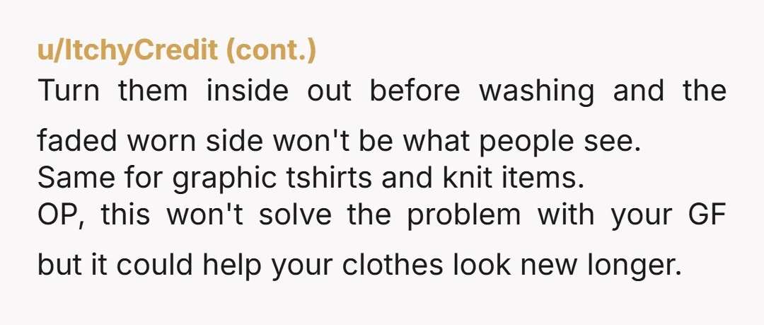 u/ntermation I thought it was better for some garments to be washed inside out. In which case, you should be checking prewash and flipping those that need to be inside...