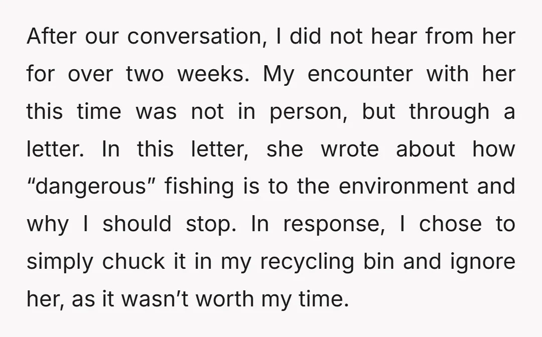 After our conversation, I did not hear from her for over two weeks. My encounter with her this time was not in person, but through a letter. In this letter,...
