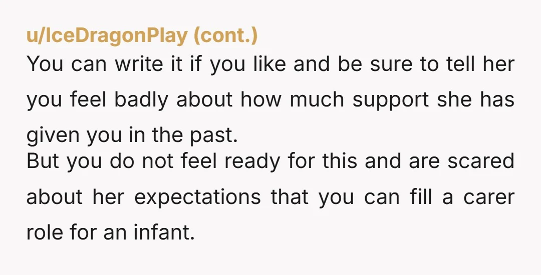 u/room32a
This is an issue to discuss with your therapist.
View it as an opportunity to navigate difficult conversations.
There is no AT in this situation.