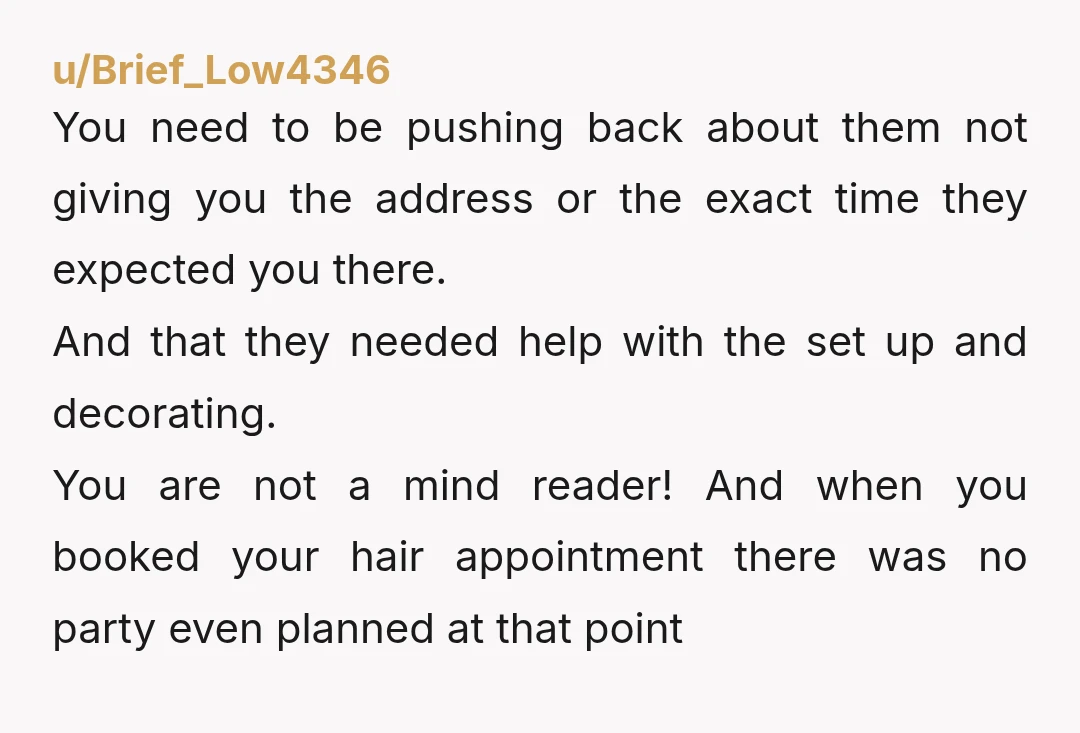 u/TheStatusIsN0tQuo You are NTA - poor planning on their part does not make an emergency on your part. The bigger issue is whether or not your husband sees that his...
