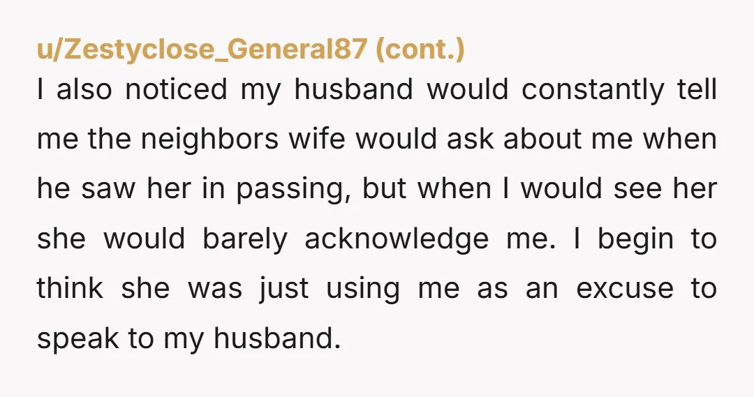 u/good4yo00 It feels like something's missing in the story... she just texted one time, answering your question to your husband, or she texts him often? because those are two different...