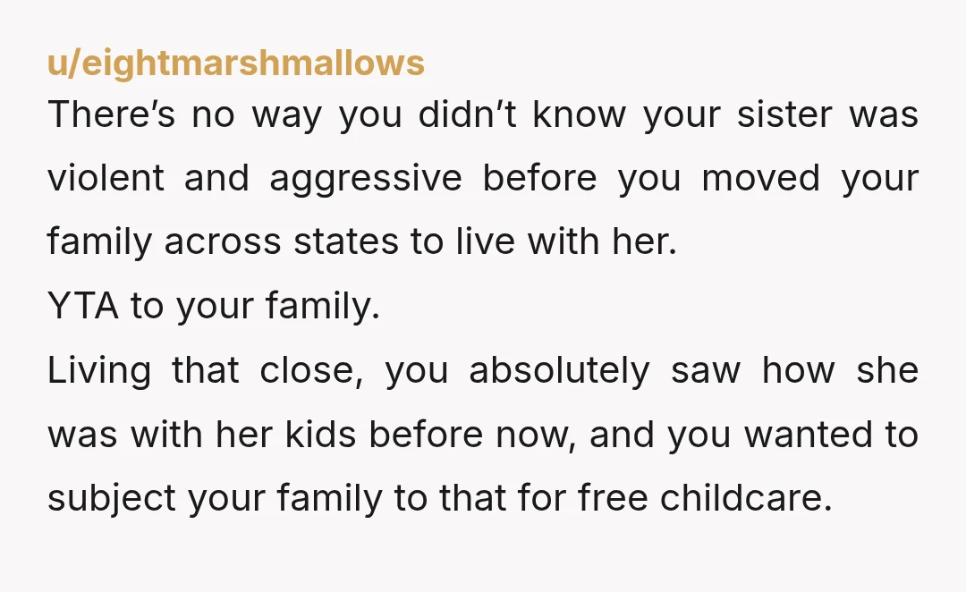 u/EatsTheLastSlice Why would you do this to your child and let them move in???