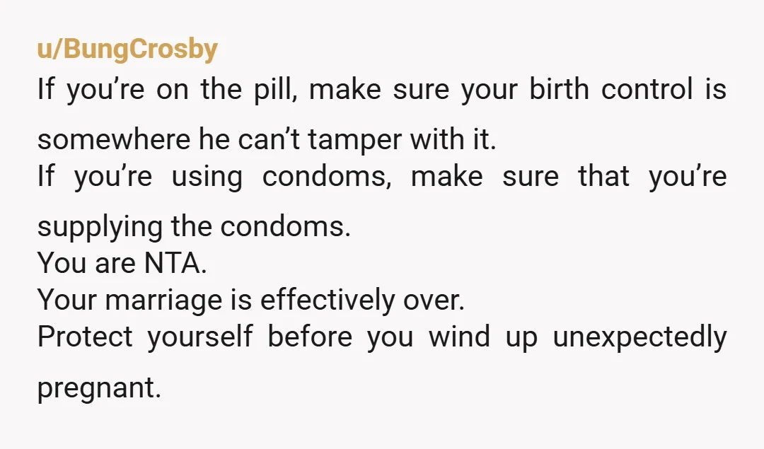 u/Adorable_Machine_571
NTA - WHATTTT 😩 what was his reasoning for wanting kids now, did I miss that part??