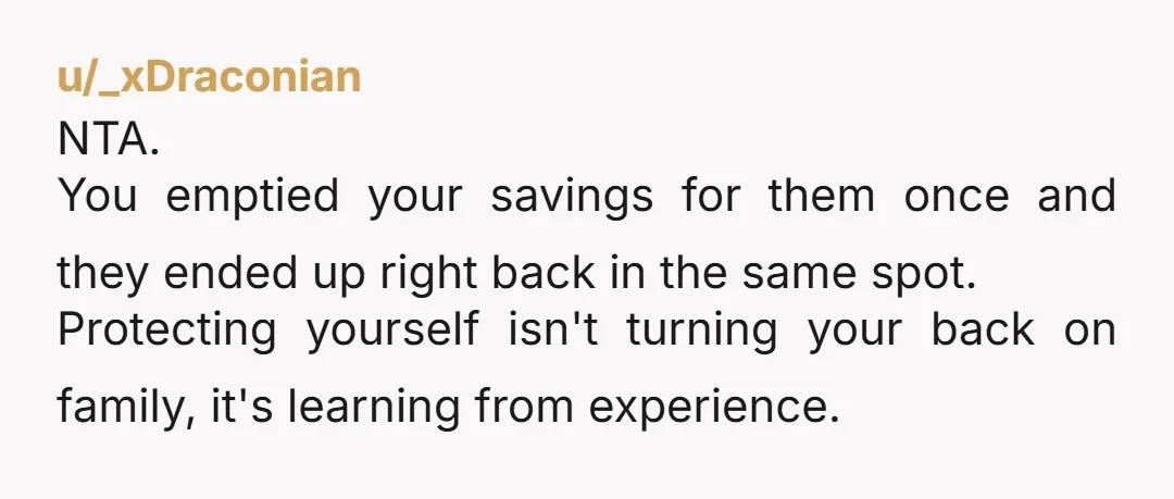 u/WasabiPeas2 Stop giving them money. Not even a penny. Tjye have no reason to be more responsible as long as someone will bail them out.