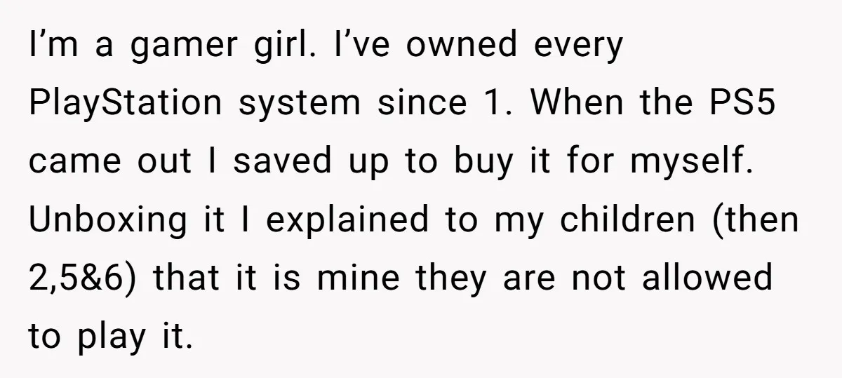 I’m a gamer girl. I’ve owned every PlayStation system since 1. When the PS5 came out I saved up to buy it for myself. Unboxing it I explained to my...