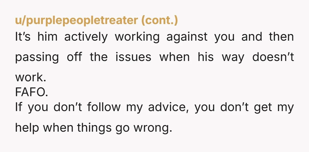 u/Excellent-Willow-981 NTA. The kid is half his, it’s his job to educate himself on what her specific needs are. Or indeed, ANY parenting advice would tell him that high stimulation...