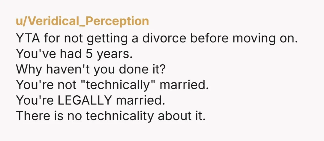 u/felifornow YTA So instead of getting a divorce after that very horrible thing he did that you won't tell us for some reason, you met and supported him for years...
