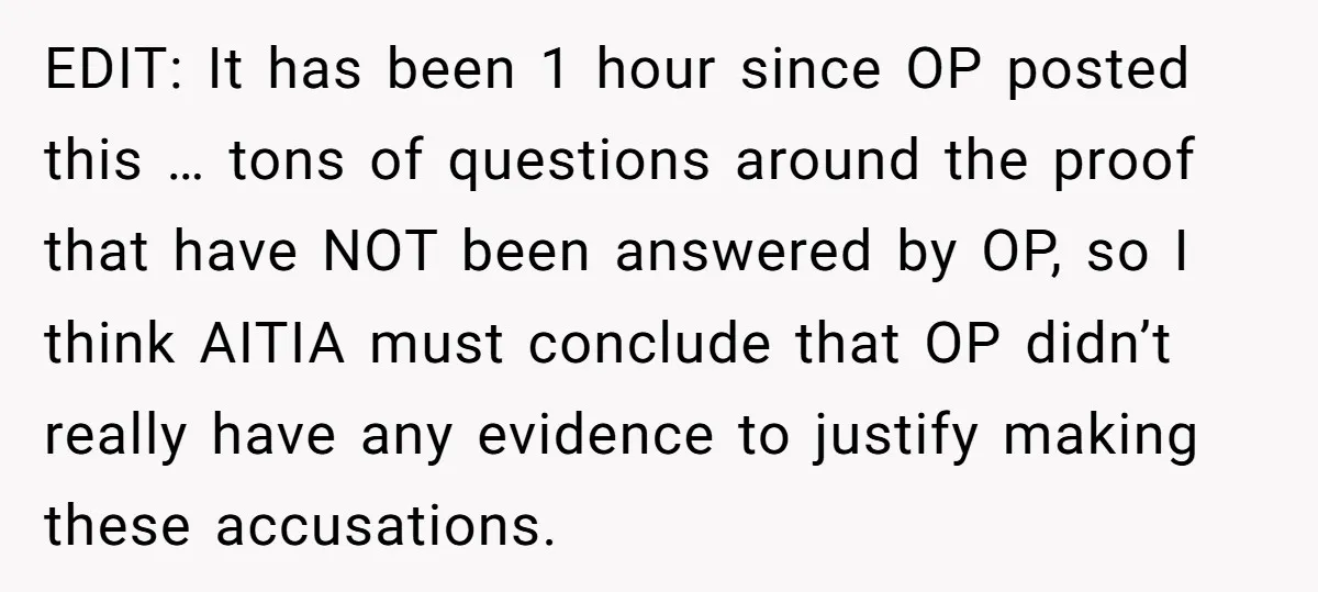 EDIT: It has been 1 hour since OP posted this … tons of questions around the proof that have NOT been answered by OP, so I think AITIA must conclude...