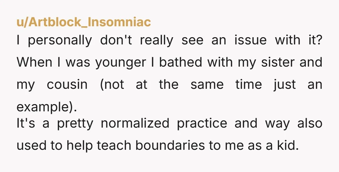 u/Aggravating-Tea-1589 ESH.If the kids aren’t having an issue and no one is doing it against there will it does seem to be an overreaction. I do sorta see the logic...