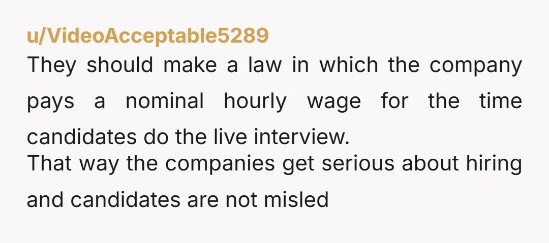 u/Professional-Rent887 Making people take paid time off of work, or find and pay for childcare, have their suit dry cleaned, drive across town, pay for parking, spend time and energy...