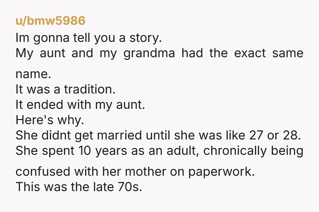 u/No_Fault_2268 NTA, but why keeping this person's last name? You have divorsed.
