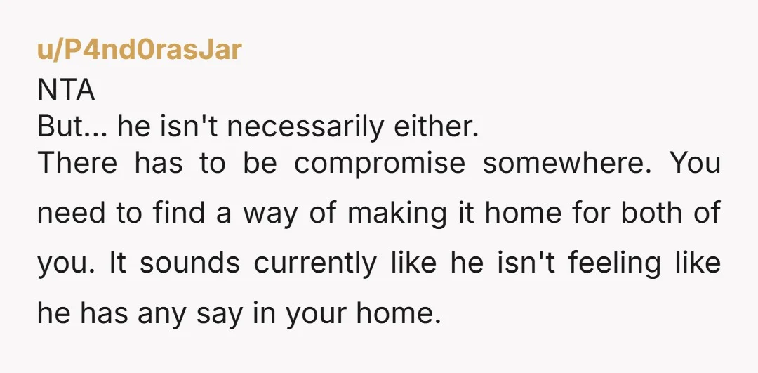 u/Rare_Sugar_7927 I love old houses, and all the features you describe sound awesome.... but they are yours. All your taste, all your effort, all just yours. Where's the ours in...