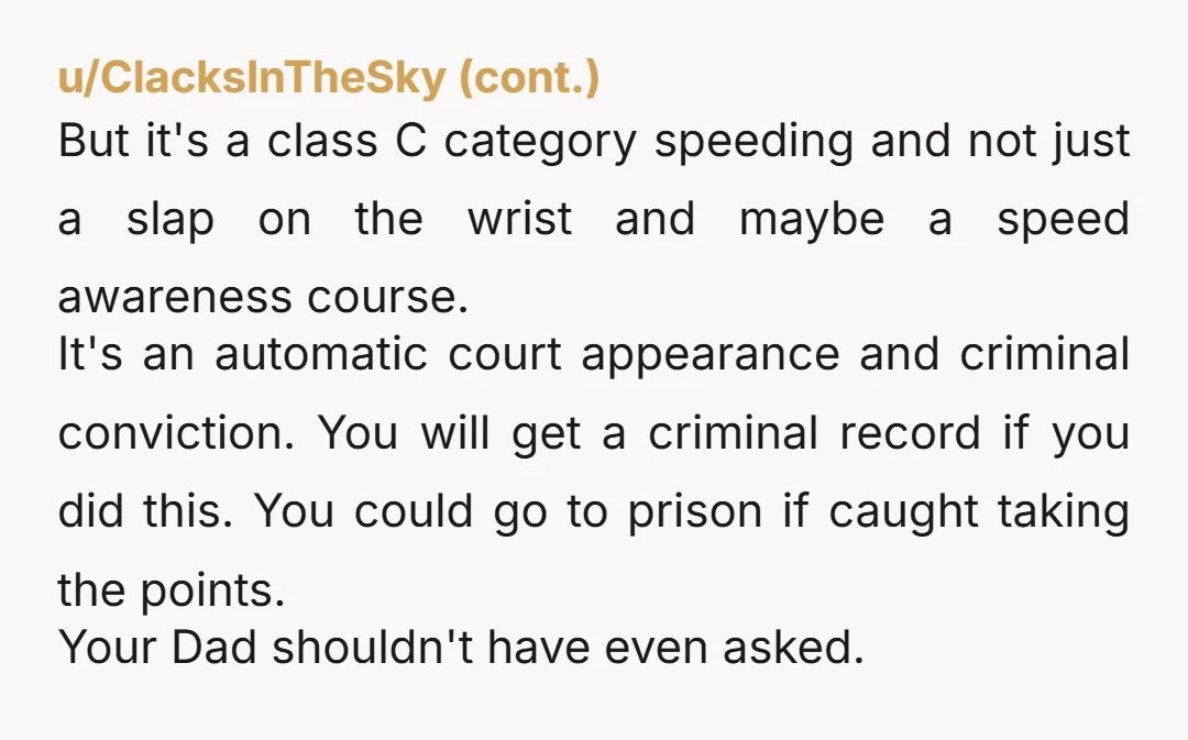 u/stiggley If he does identify you, then you'll get the speeding, plus driving without insurance (which could be an additional 6 points and monetary fines). Then when the fraud is...