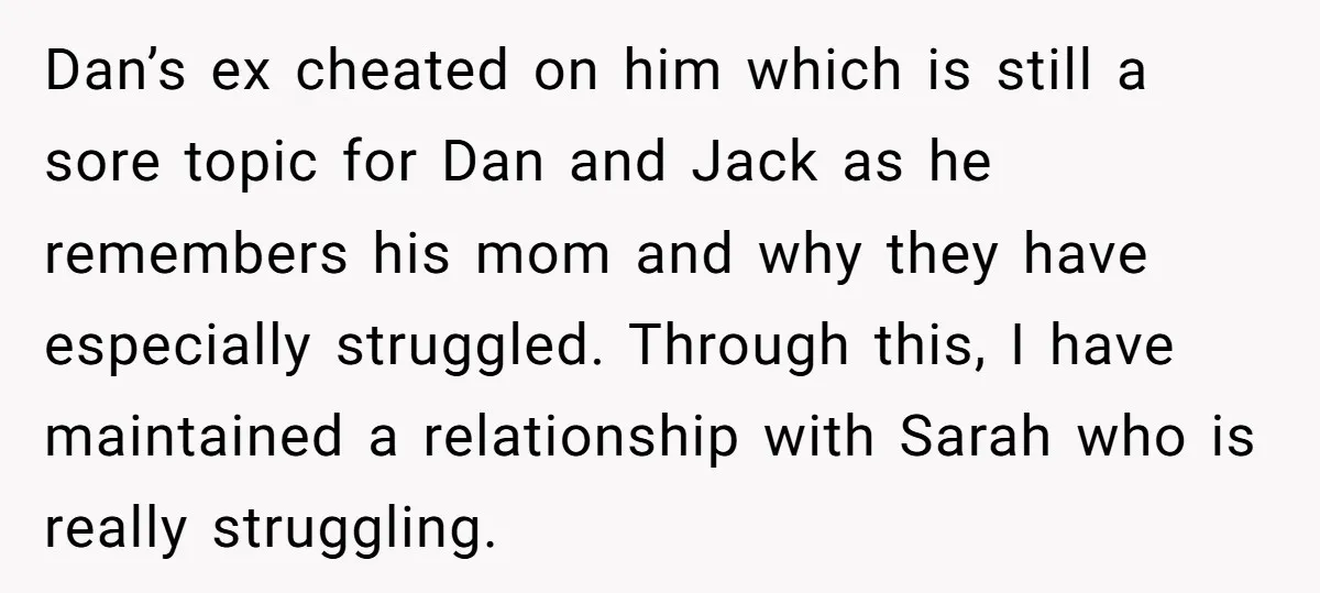 Dan’s ex cheated on him which is still a sore topic for Dan and Jack as he remembers his mom and why they have especially struggled. Through this, I have...