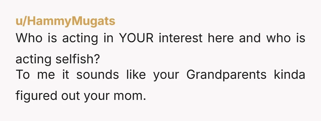 u/MapMan992 NTA - You’re an adult and she can feel however she wants about your relationship with them, but doesn’t have any control over it. I think it’d be silly...