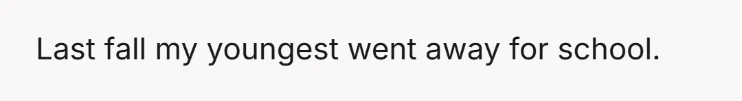 After twenty years I was done.