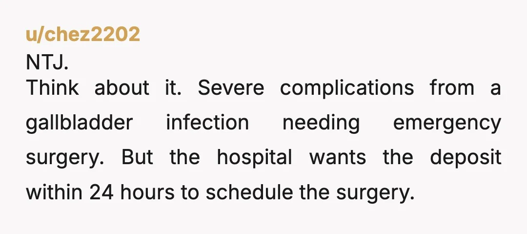 u/Leather_Royal_9856
Couldn't she send a selfie from the hospital bed?
Once burned, twice shy.
FAFO