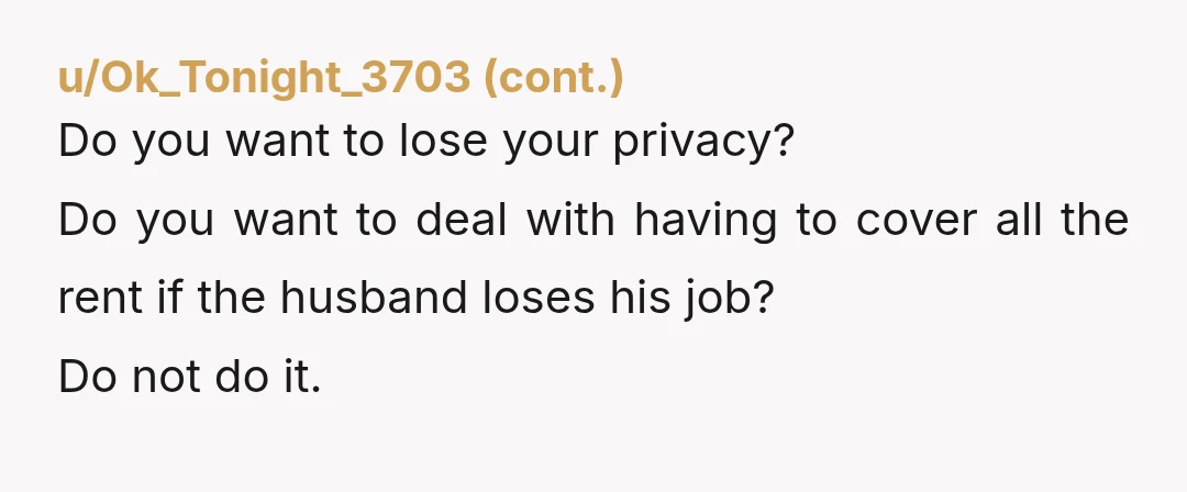 u/AngeloPappas NTA - And I would not even go for this if they agreed to split rent 50-50. They are bringing a child who will dominate the space. The apartment...