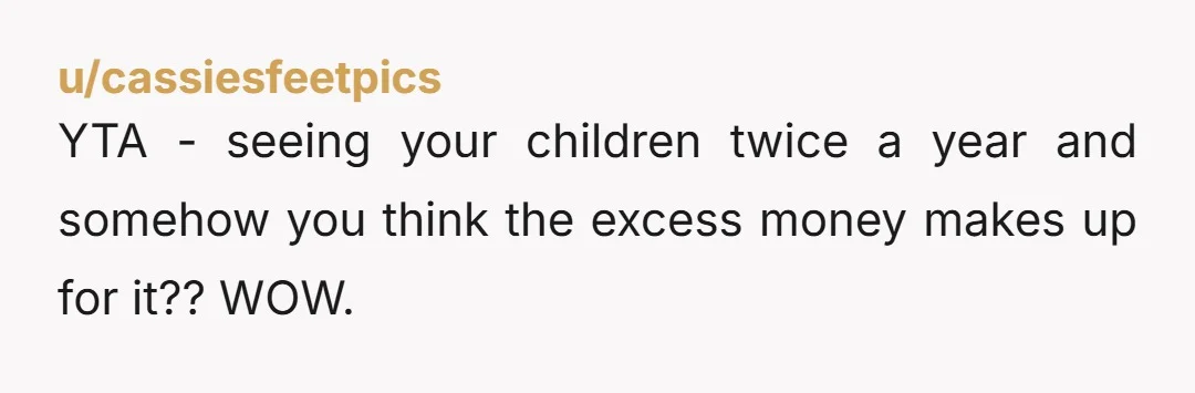 u/ComplexAnxiety7939
Id send her the money.  Then when you send your monthly child support send 440. 