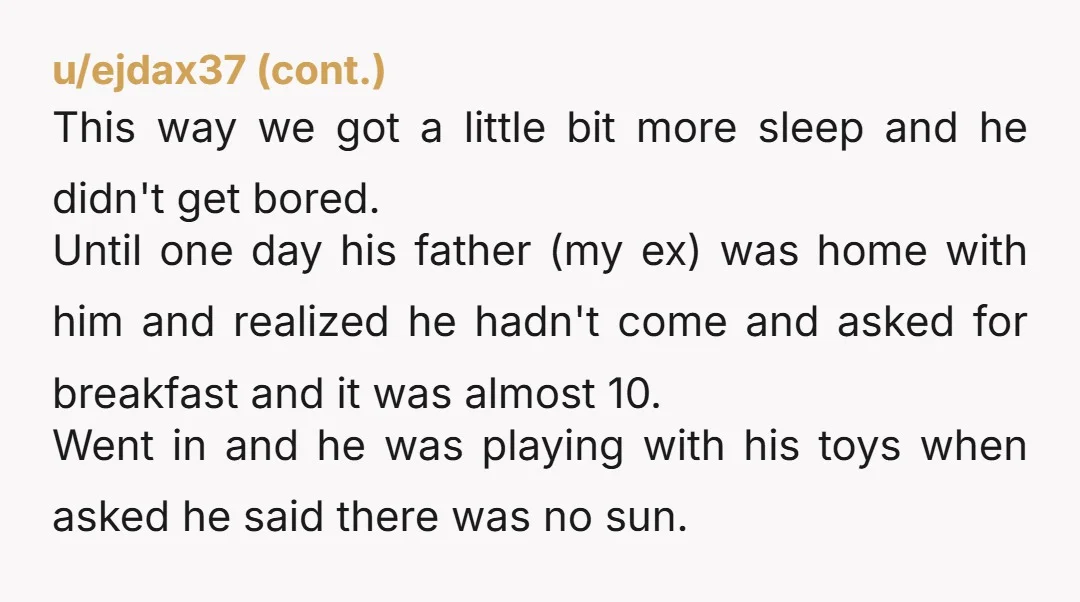 u/Tikki_Taavi This is a lesson that almost every parent ends up either learning or being stupid and punishing the kids for following the letter of the law on what they...