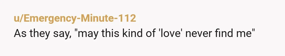 u/Emergency-Minute-112
As they say, "may this kind of 'love' never find me"
