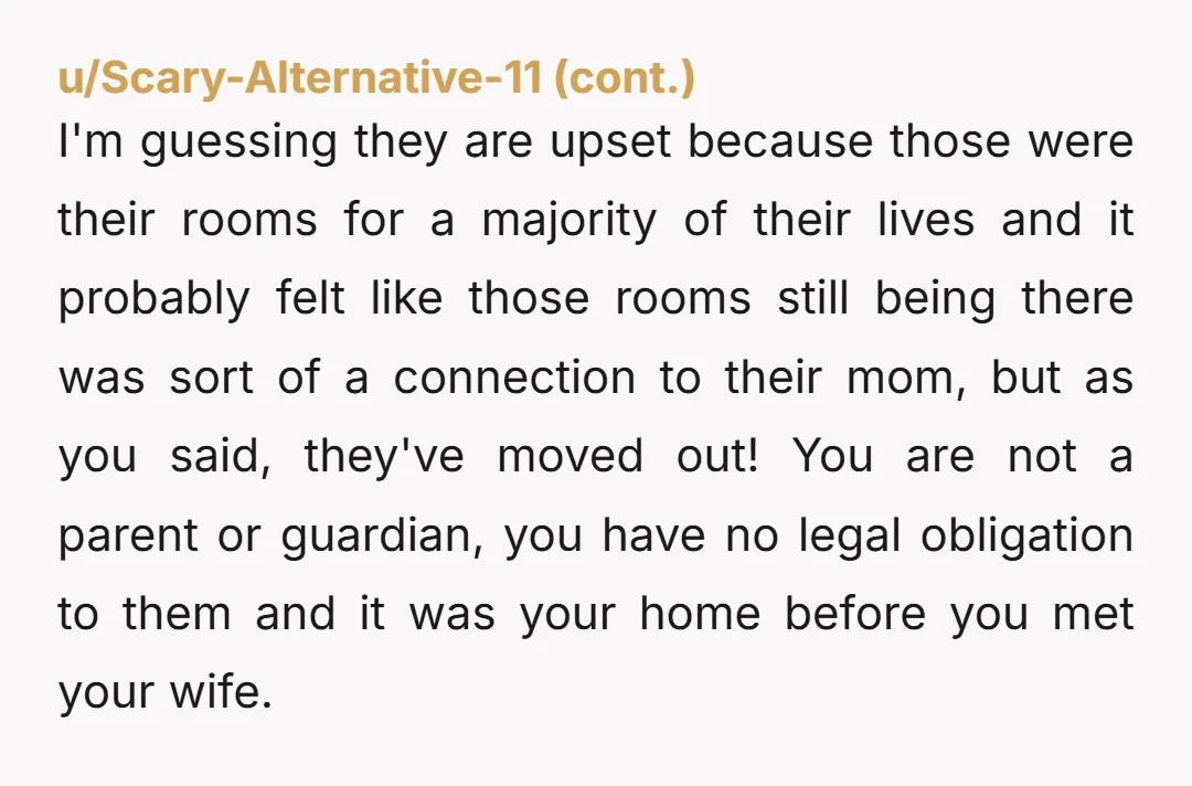 u/Dave1957a NTA it sounds like their dad wants his cake and eat it too, he has full custody, like you say they are not legally your responsibility anymore. But he...