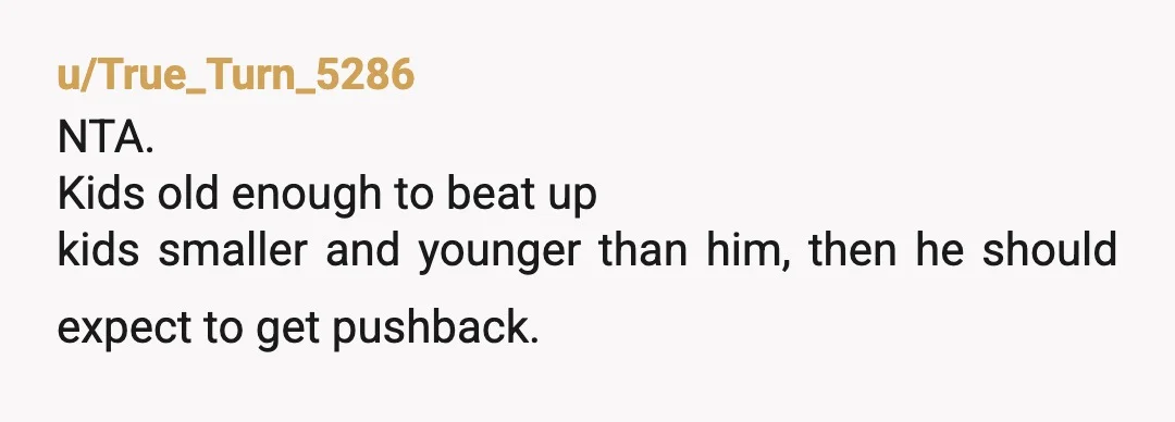 u/Horse_of_Despair
NTA, I Live in Catalunya as well and people need to stop with this culture of "it's just a kid" when it's grown ass men behaving like that