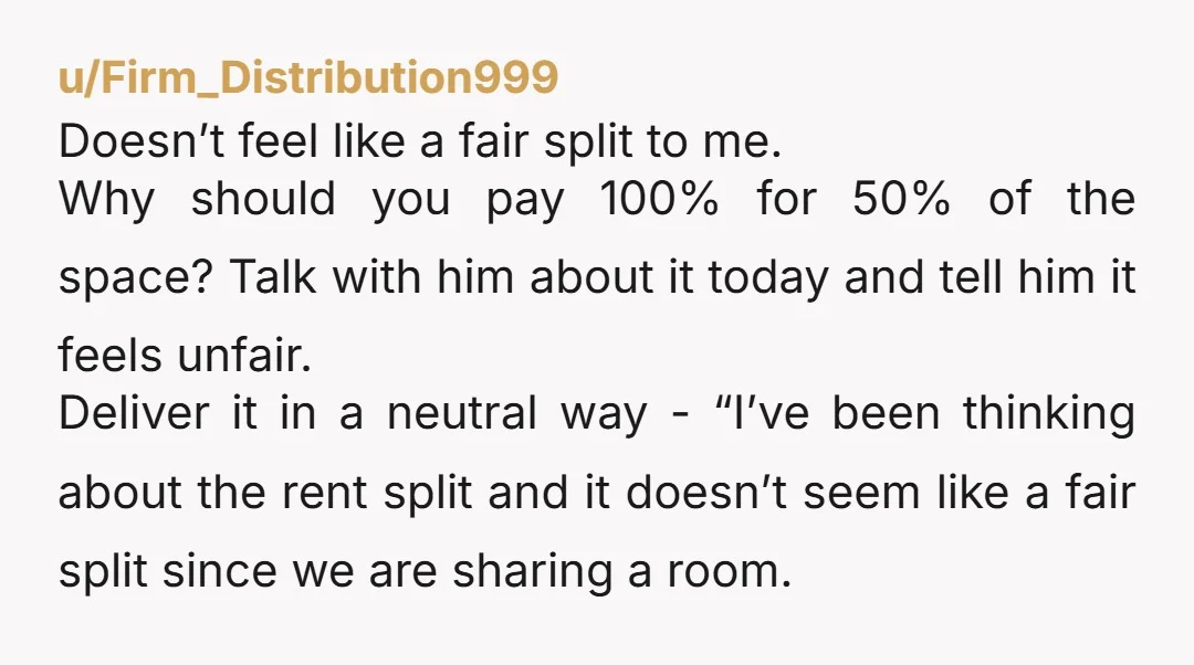 u/AnnieFannie28
So he wants you to: 1.
Pay 100% of his rent, and 2.
Do all cooking and cleaning?
Girl. You are being USED.