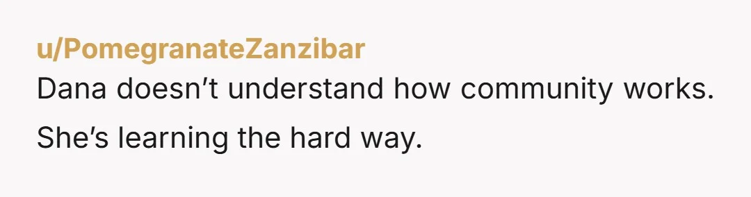 She also said I don’t understand what it’s like to have limited options. She's not treating THIS JOB like she has limited options for employment. She's in the FO phase...