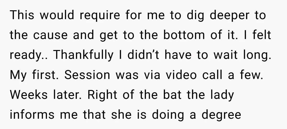 This would require for me to dig deeper to the cause and get to the bottom of it. I felt ready.. Thankfully I didn’t have to wait long. My first....