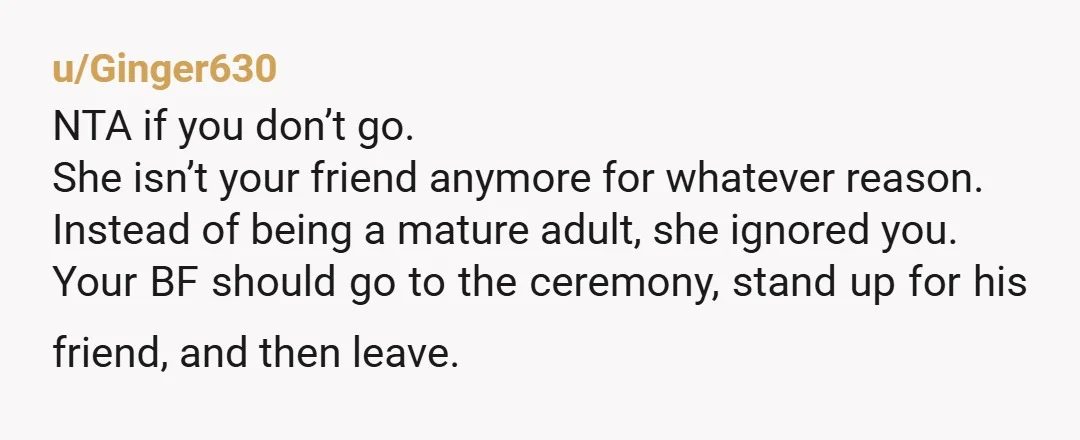 u/nursepenguin36 NTA. Honestly the bride sounds like a petty 16 year old brat, and the groom isn’t much better for treating you like you’re the problem when she refuses to...
