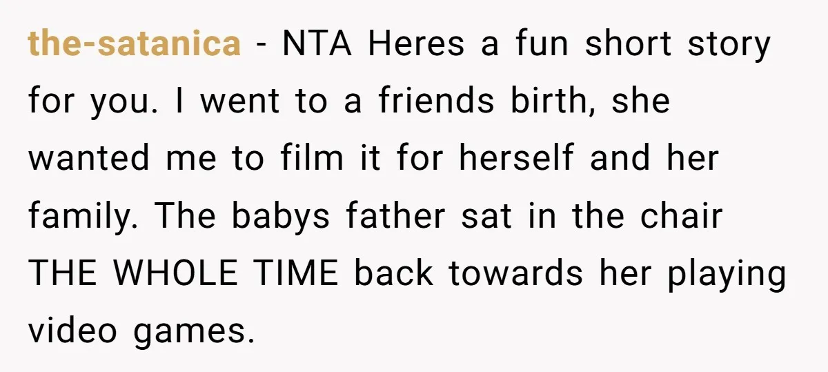 the-satanica − NTA Heres a fun short story for you. I went to a friends birth, she wanted me to film it for herself and her family. The babys father...