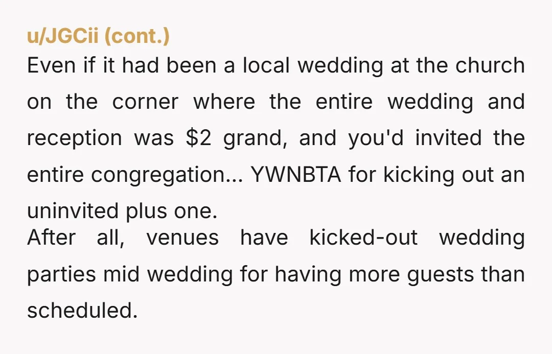 u/Advanced_Internal948 I don’t think you’re the AH it’s your wedding and weddings are very stressful and you’re not obligated to do anything since you’re the one that’s planning the wedding...