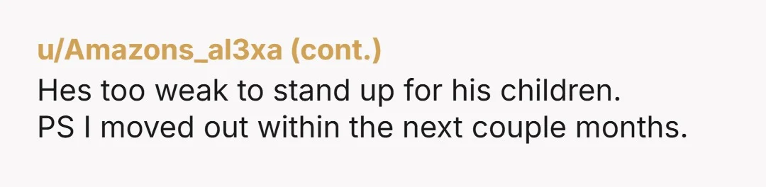 u/Crafty_Special_7052 NTA you’re 17 almost 18 I would just stop going over now. He can’t do anything to force you to go over. It be waste of time to try...