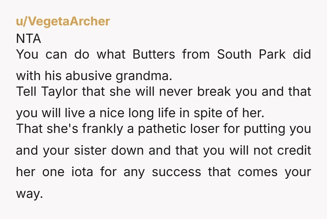 u/HunnyBunny617
A parent should never put their partner before their child. You are NTA.