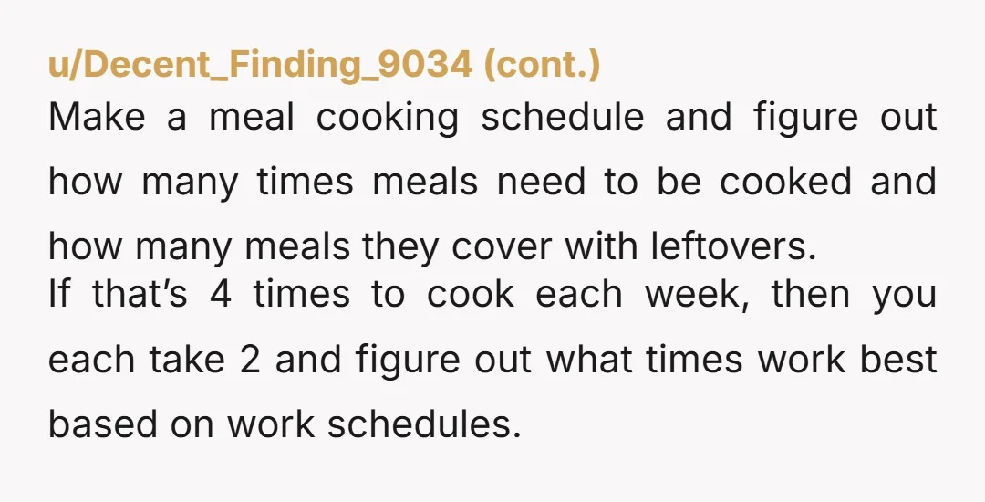 u/op2myst13 My ex-husband was an electrical engineer and smart guy, but had this “I’m the King in my castle” attitude and would NOT leave my food alone. We each shopped...