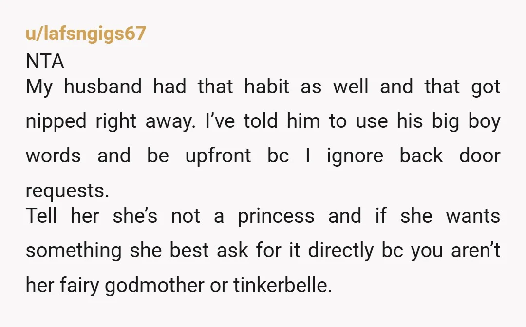 u/SeekersChoice Nta - Your sister is acting like a crazy person. She needs to put on her big girl pants and learn to communicate like everyone else in the world. ...
