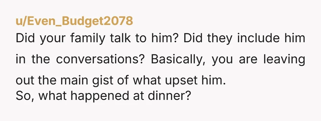 u/Available-Algae-3034 My opinion is that this is controlling behavior and he's being manipulative.  He was upset about only speaking for 20 seconds at a time, but thought it was perfectly...