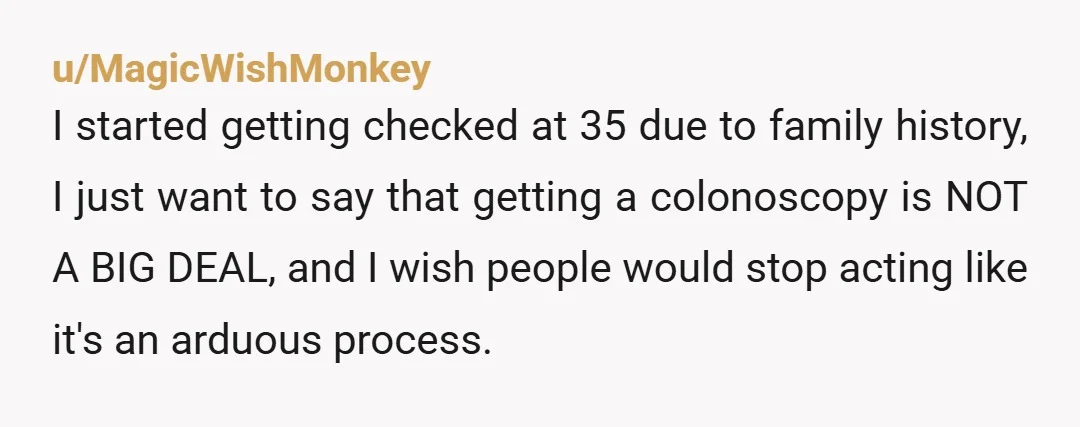 u/Shprintze613 A girl I went to HS with just lost her sister to colorectal cancer this year. She was 43 and a mother of 3. She is now trying to...