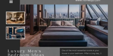 Luxury Men's Bedroom Ideas- homeojo