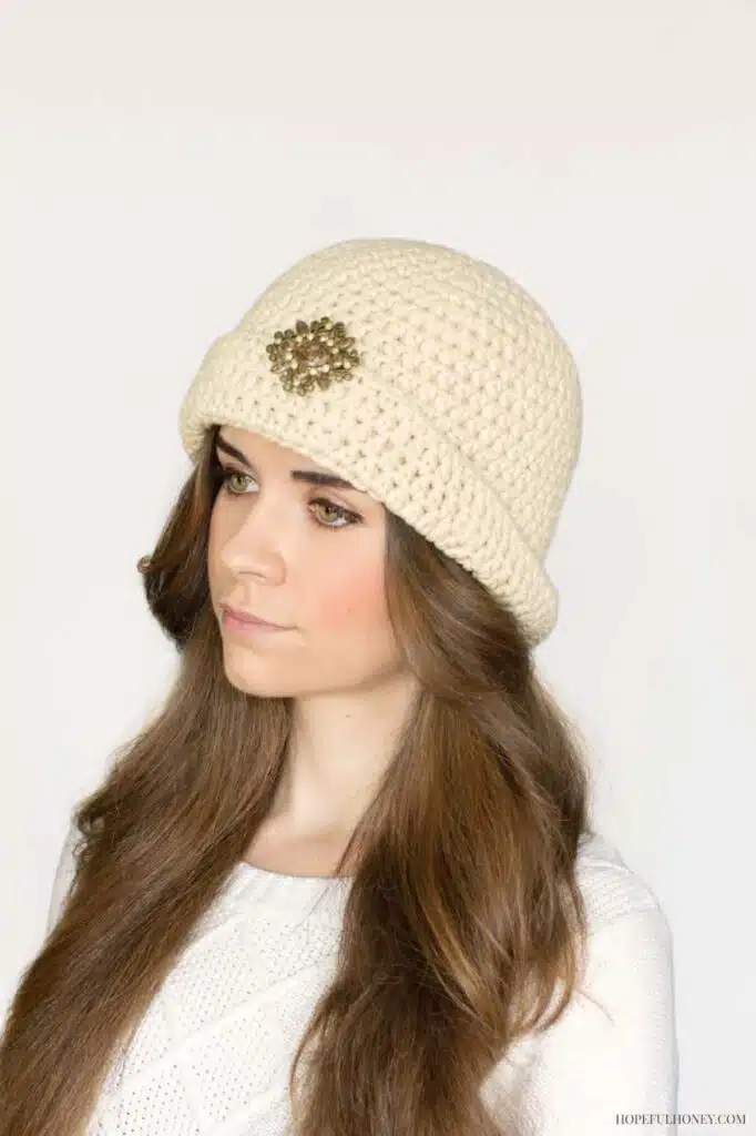 1920’s Great Gatsby Inspired Cloche Hat Crochet Pattern