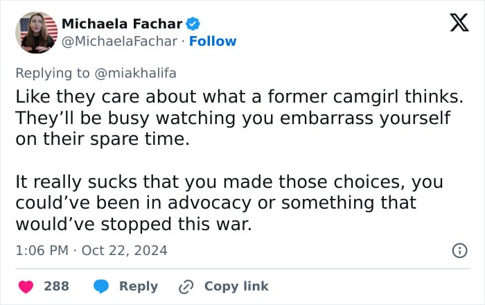 Mia Khalifa Mocks U.S. Soldiers And Wishes They Get PTSD In Controversial New Video, Sparks Fury